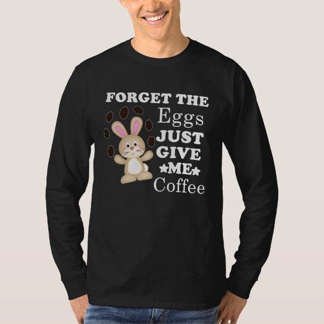 Easter Day Bunny Easter Rabbit Coffee T Shirt (Framsida)