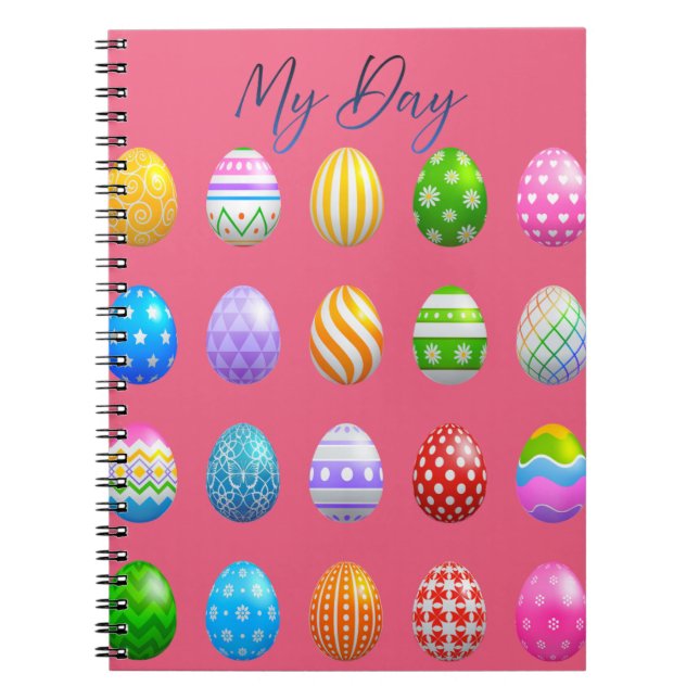 Easter Day -My Day Classic Notebook Anteckningsbok (Framsidan)