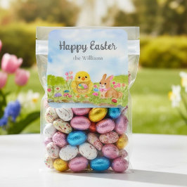  Easter Egg Brunch Chick Easter Bunny Party Fyrkantigt Klistermärke