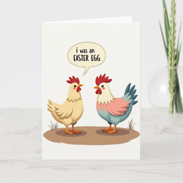 Easter Egg Confession Greeting Card Kort (Framsida)