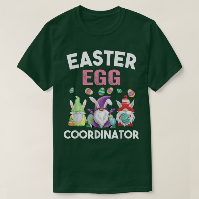 Easter Egg Coordinator Funny Boys Girls Teens Cool T Shirt (Design framsida)