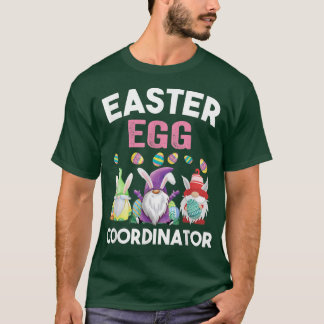 Easter Egg Coordinator Funny Boys Girls Teens Cool T Shirt