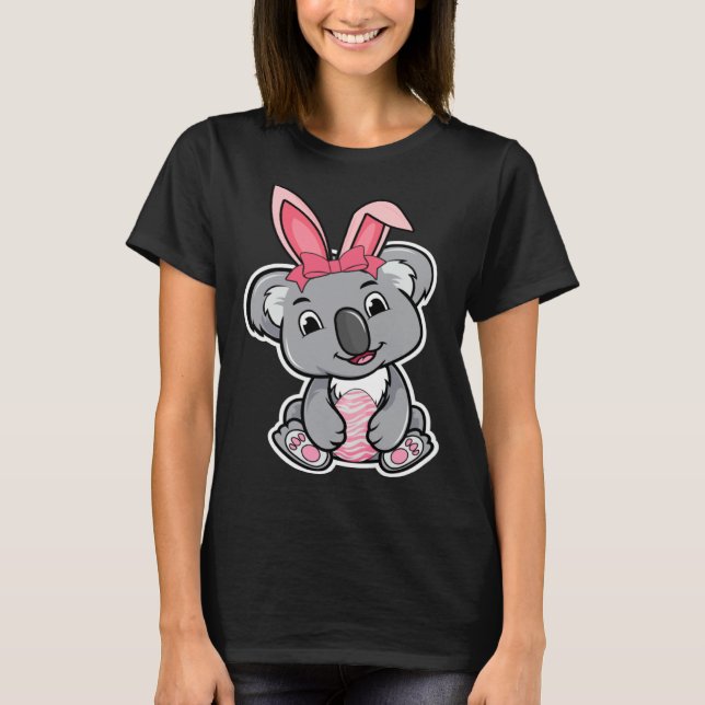 Easter Egg Hunt Bunny Ear Koala Easter Day 2023 T Shirt (Framsida)