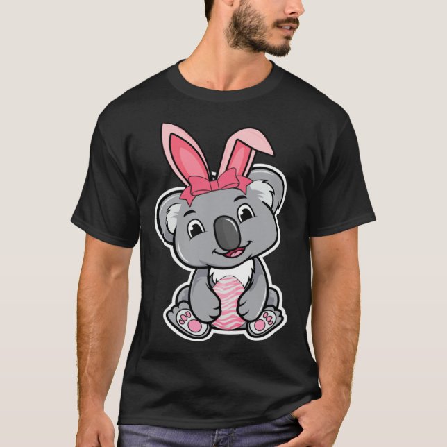 Easter Egg Hunt Bunny Ear Koala Easter Day 2023 T Shirt (Framsida)