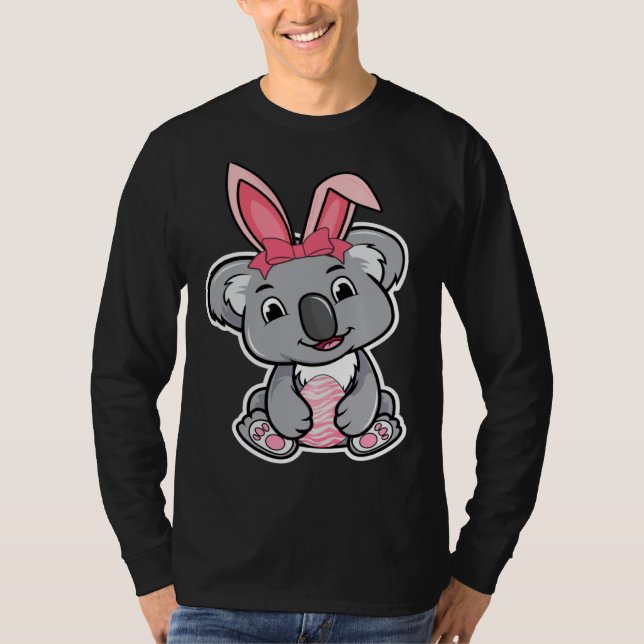 Easter Egg Hunt Bunny Ear Koala Easter Day 2023 T Shirt (Framsida)