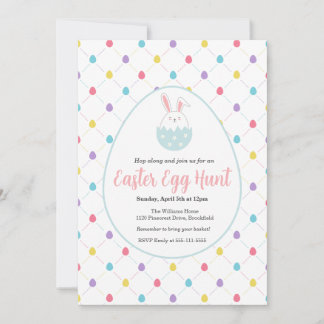 Easter Egg Hunt Customizable Invitation Inbjudningar