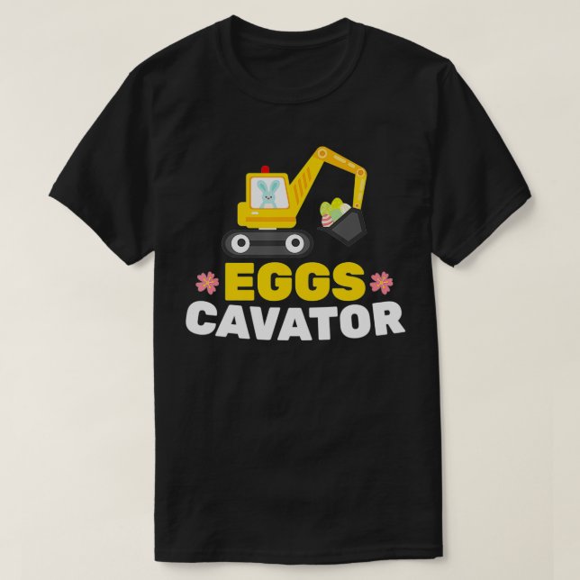 Easter Egg Hunt For Kids Toddlers Funny EggsCavato T Shirt (Design framsida)