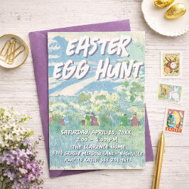 Easter Egg Hunt Party Invitations Inbjudningar