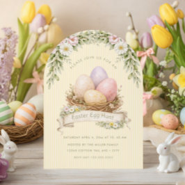 Easter Egg Nest | Easter Egg Hunt Inbjudningar