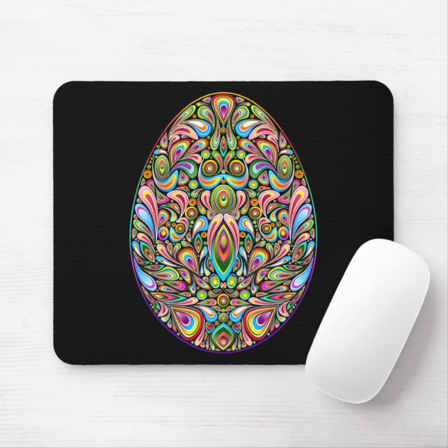Easter Egg Psychedelic Design Kids Organic T-Shirt Musmatta (Med mus)