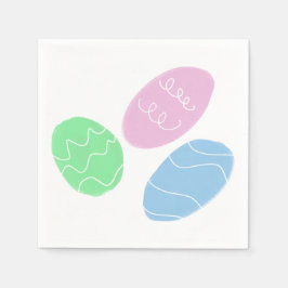 Easter Eggs Doodles  Pappersservett