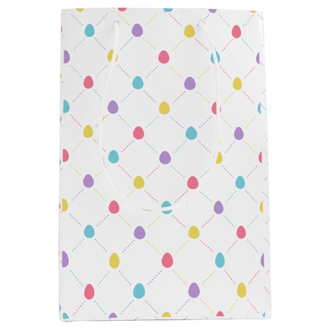 Easter Eggs Pattern Gift Bag (Framsidan)