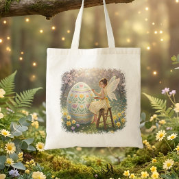 Easter Fairy Painting Egg Spring Tygkasse