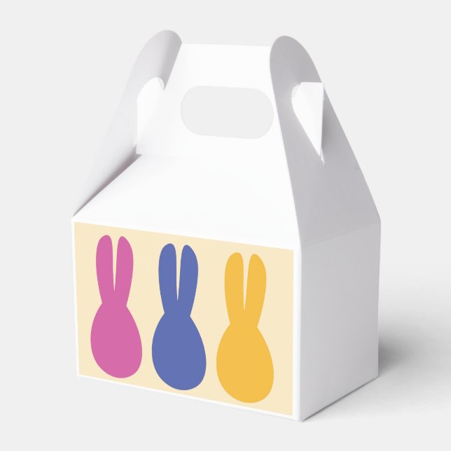 Easter favor boxes presentaskar (Framsidan Sidan)