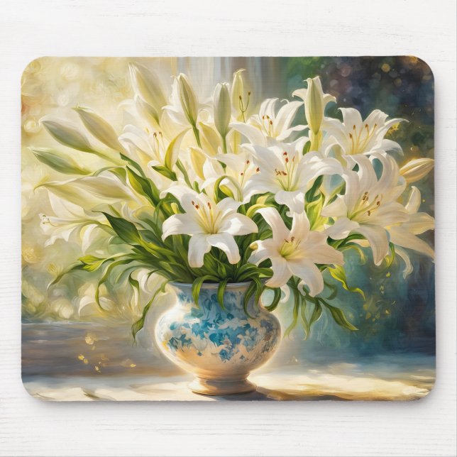 Easter Lilies & Vase Musmatta (Framsidan)