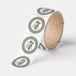 Easter Morning Cross Return Address Label Runt Klistermärke