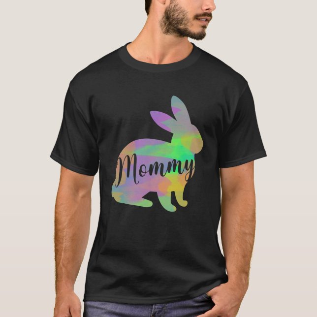 Easter Mum I Rabbit I Mum Mother I Easter Bunny I  T Shirt (Framsida)