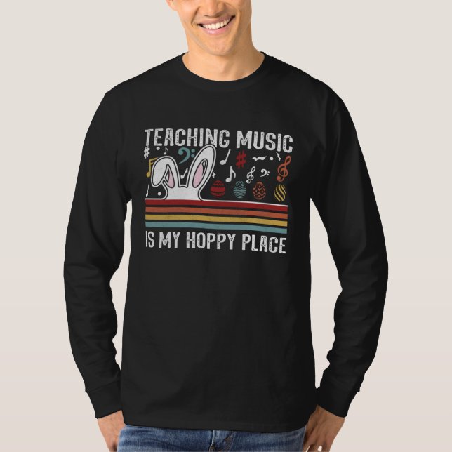 Easter music teaching guitar teacher Easter music  T Shirt (Framsida)