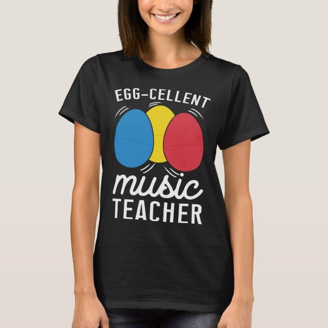 Easter music teaching guitar teacher Easter music  T Shirt (Framsida)