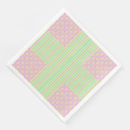 Easter Pastel Cross Party Paper Napkins Pappersservett