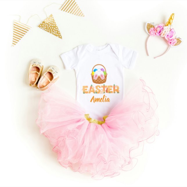 Easter Personalized Baby Bodysuit T Shirt (Skapare uppladdad)