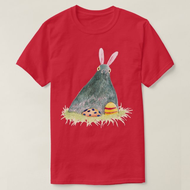 Easter Pigeon T Shirt (Design framsida)