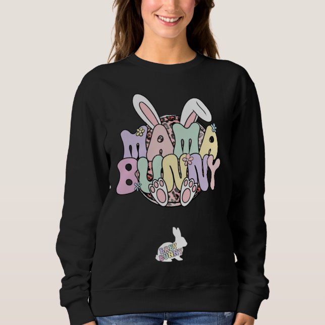 Easter Pregnancy Quote Pregnant Mom Mama Bunny Bab T Shirt (Framsida)