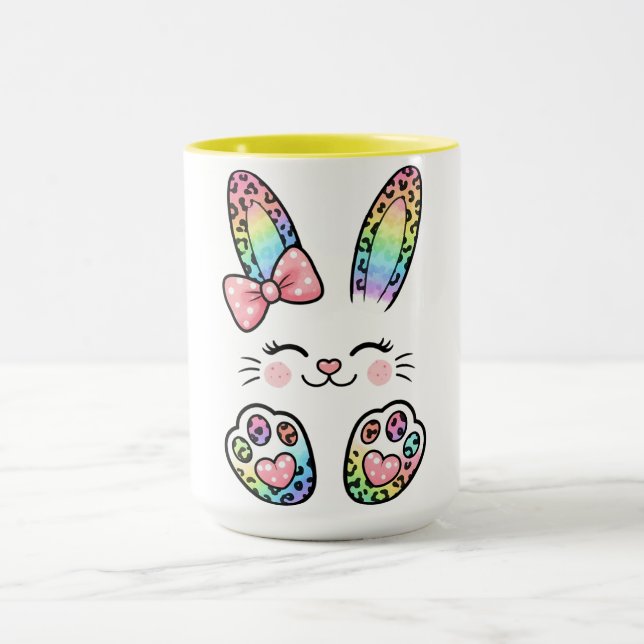  Easter Rainbow Bunny Mugg (Center)