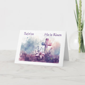 Easter Rejoice He Is Risen  Kort