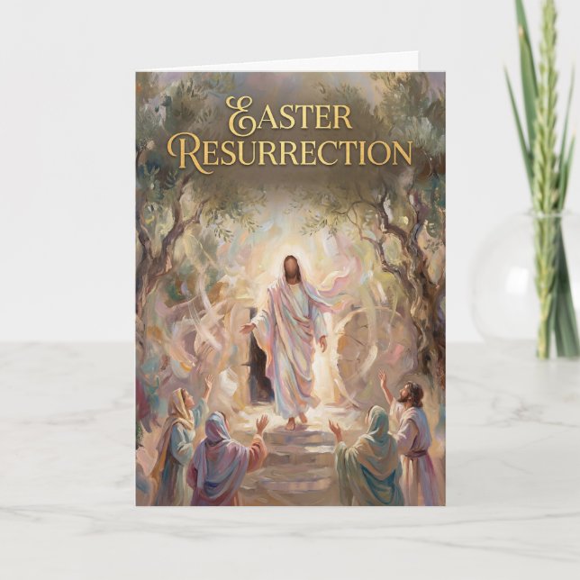 Easter Resurrection Easter Card Kort (Framsida)