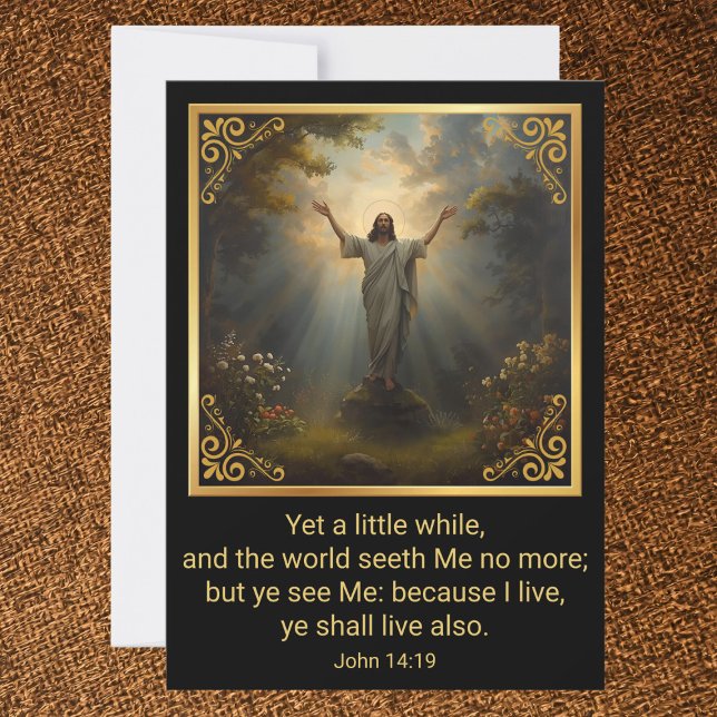 Easter Resurrection Religious Julkort (Skapare uppladdad)