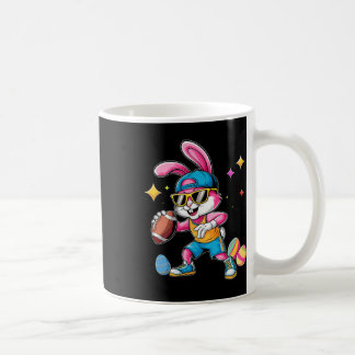 Easter Sport Happy Easter Bunny Playing Footll Kid Kaffemugg
