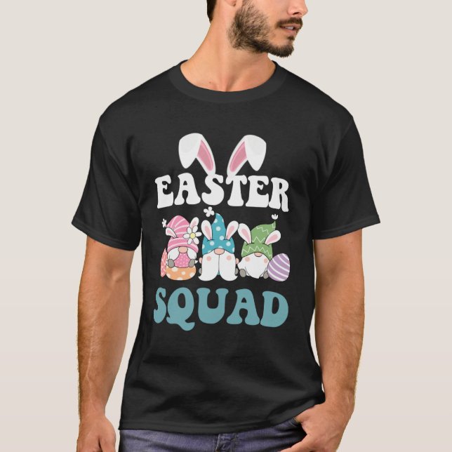 Easter Squad Bunnies Family Matching Men Women Kid T Shirt (Framsida)