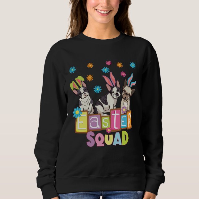 Easter Squad French Bulldog Frenchie  Souvenirs T Shirt (Framsida)