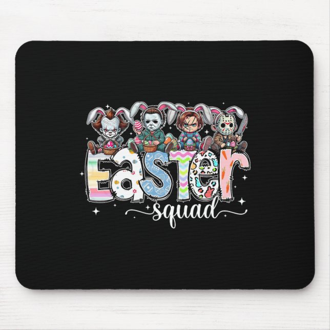 Easter Squad Funny Easter Horror Characters Family Musmatta (Framsidan)