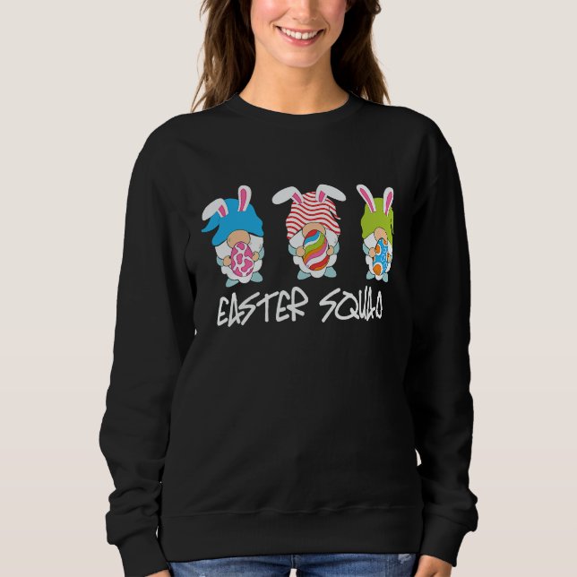 Easter Squad Gnomes Eggs Bunny Easter Day Men Wome T Shirt (Framsida)