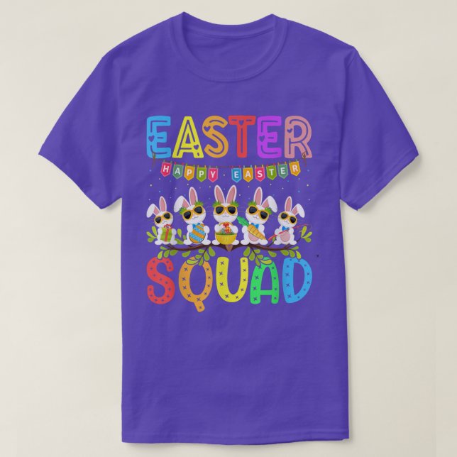 Easter Squad Matching Cousin Crew Bunny Rabbit Eas T Shirt (Design framsida)