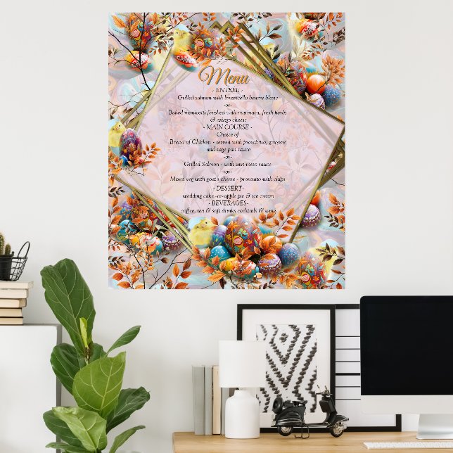 Easter Sunday Menue Poster (Hemmakontoret)