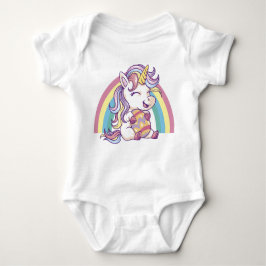 Easter Unicorn with Rainbow Mane T Shirt