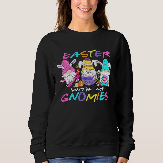 Easter with my Gnomies Easter Gnomes Easter Gnomie T Shirt (Framsida)