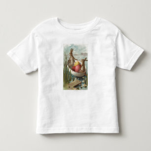 EasterBunnies i ett fartyg med kulöra ägg T Shirt
