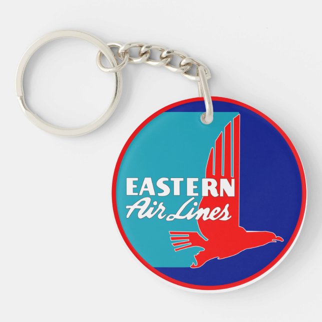 Eastern Airlines gammal logotyp Keychain circa (Framsidan)
