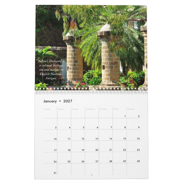 Eastern Caribbean Calendar for 2026 Kalender (Jan 2027)