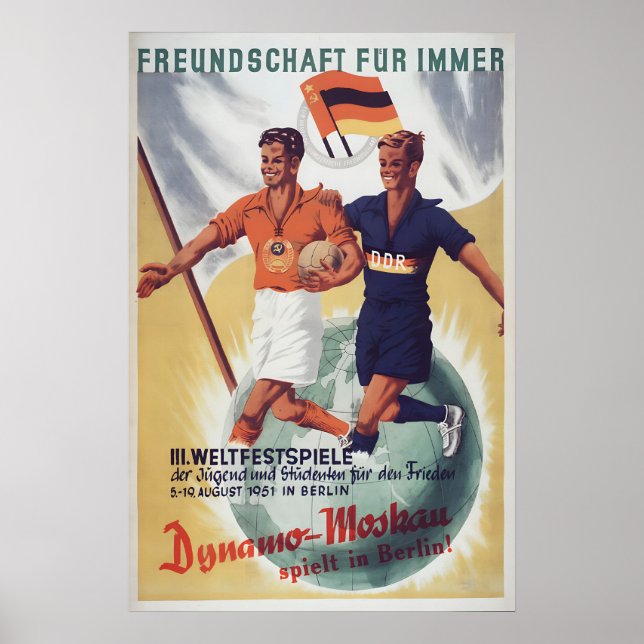 Eastern Germany Propaganda Poster -GDRSoviet (Framsidan)