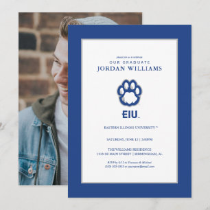 Eastern Illinois Panthers Paw Print & EIU Meddelande