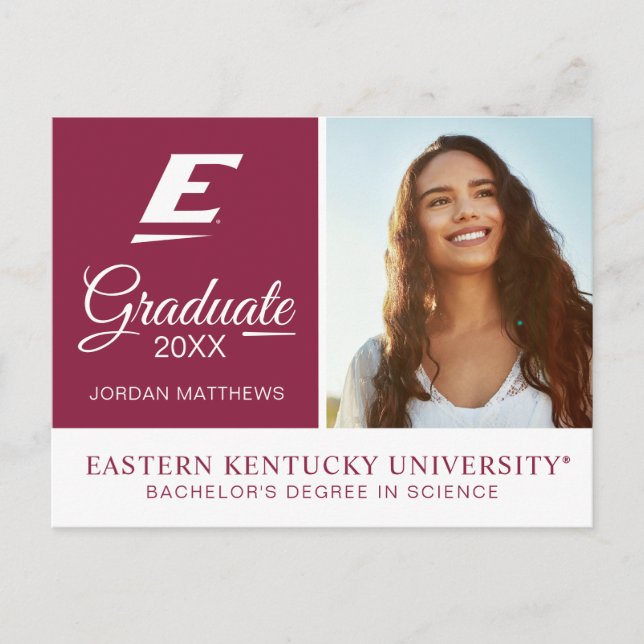 Eastern Kentucky University E Meddelande Vykort (Framsida)
