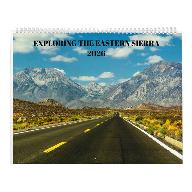 Eastern Sierra Scenic Highway 2026 Calendar Photos Kalender (Omslag)