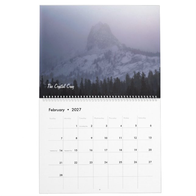 Eastern Sierra Scenic Highway 2026 Kalenderbilder Kalender (Feb 2027)