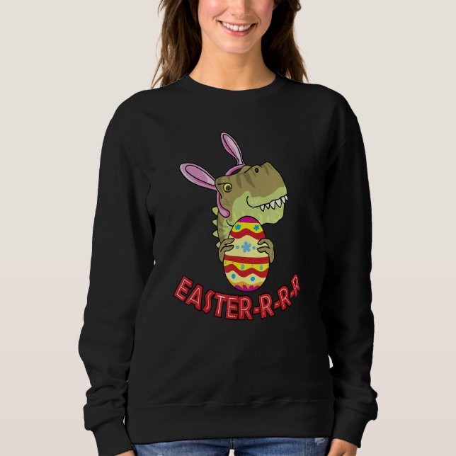 Easterrr T Rex Påsk Basket Stuffers Kids Cute B Shirt (Framsida)