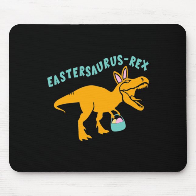 Eastersaurus Påskdinosauriepresent För Tonårspojka Musmatta (Framsidan)